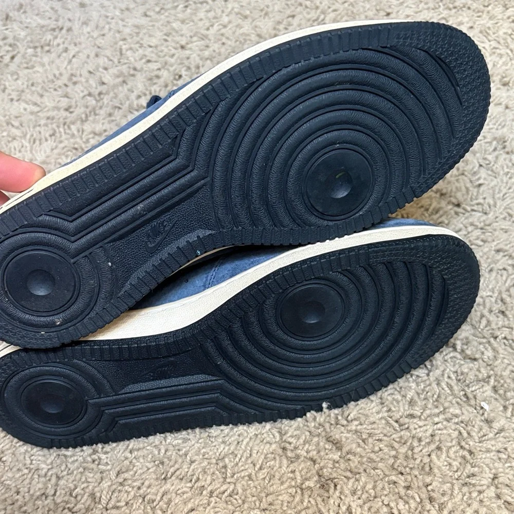 Men's Blue Suede Nike Sneakers